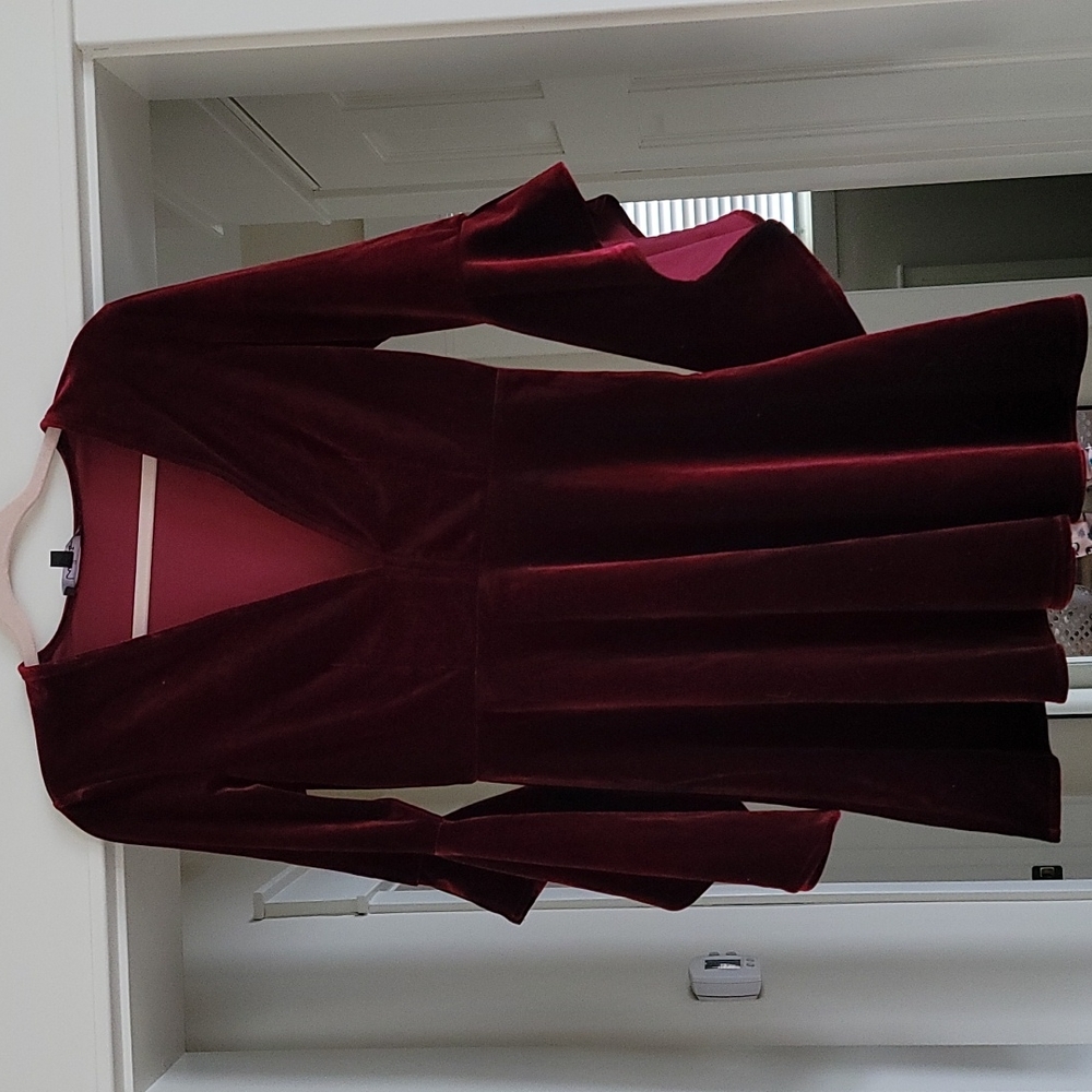 Lulu's velvet dress